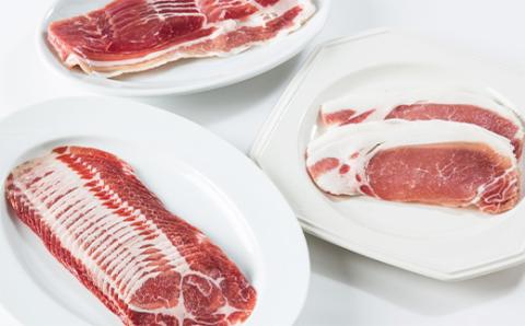 ロース生ハム食べ比べセットとパンチェッタ詰合せ【配送不可地域：離島】