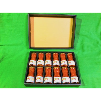 2023年3月発送開始『定期便』北海道安平町産100%トマトジュース(無塩)80ml×12本全3回