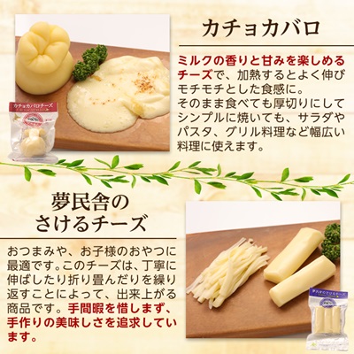 高評価! ナチュラルチーズコンテスト受賞! 夢民舎ブランド はやきたチーズ色々詰合せセット【配送不可地域：離島】
