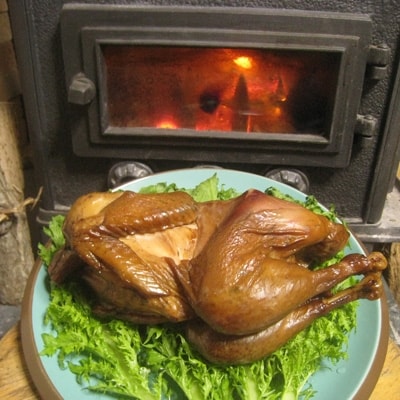 森のスモークチキン　1羽【配送不可地域：離島】