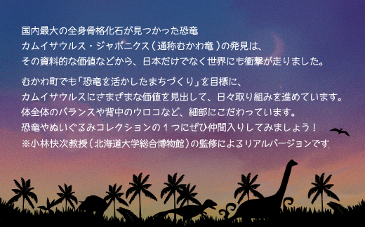 恐竜キーホルダー カムイサウルスリアルver(緑) MKWG024