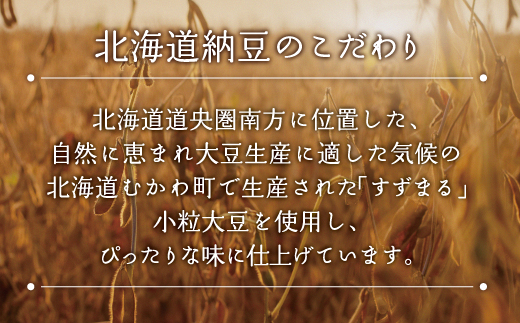 北海道納豆(むかわ町産大豆使用)3パック×12個 (計36パック) MKWT001