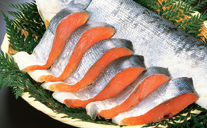 漁師手作り 鮭の山漬け姿切り身 まるごと1匹