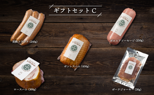 【ドイツ伝統製法】びらとりハム ギフトセットC BRTG003