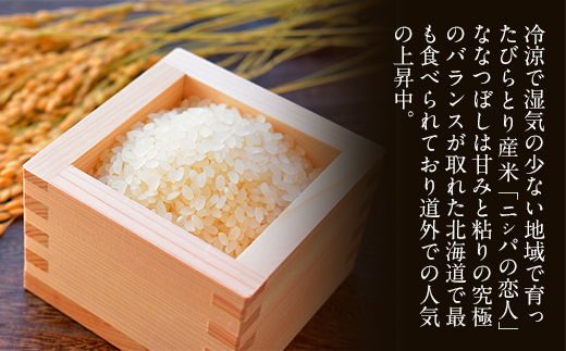 【令和7年産新米】北海道で１番人気！「ニシパの恋人」ななつぼし10kg（10kg×1） BRTH014