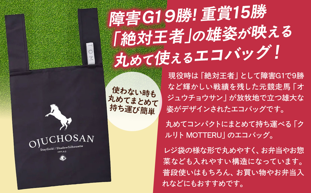 【オジュウチョウサン】丸めて使えるエコバッグ BRTV012