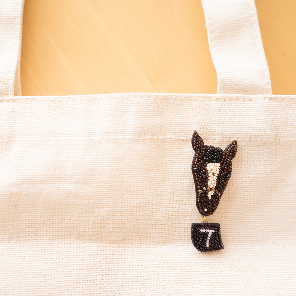 【オーダーメイド品】リュネヴィル刺繍ピンブローチ BRTV003