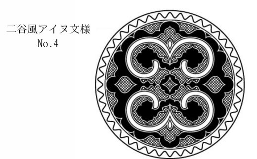 【北海道平取町アイヌ工芸伝承館限定】アイヌ文様入りオリジナルマグボトル【NO.4】 BRTA009-3