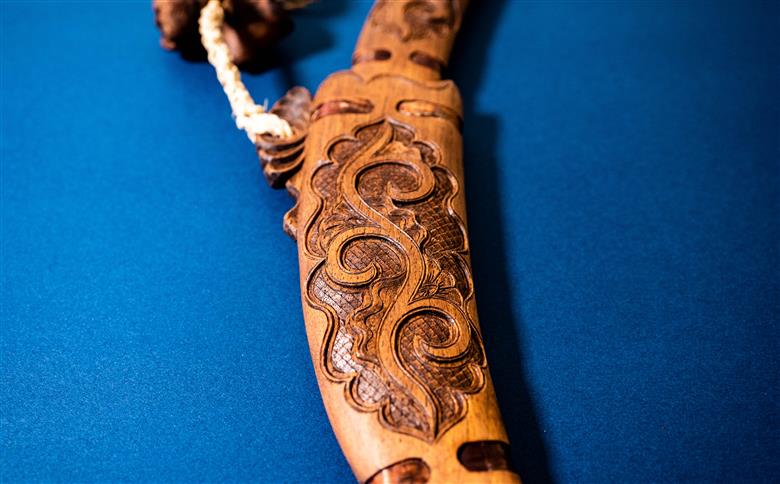 【限定1個・受注生産】日本が誇るアイヌ伝統工芸作家が作るマキリ（小刀）【貝澤 守 作】 BRTA033