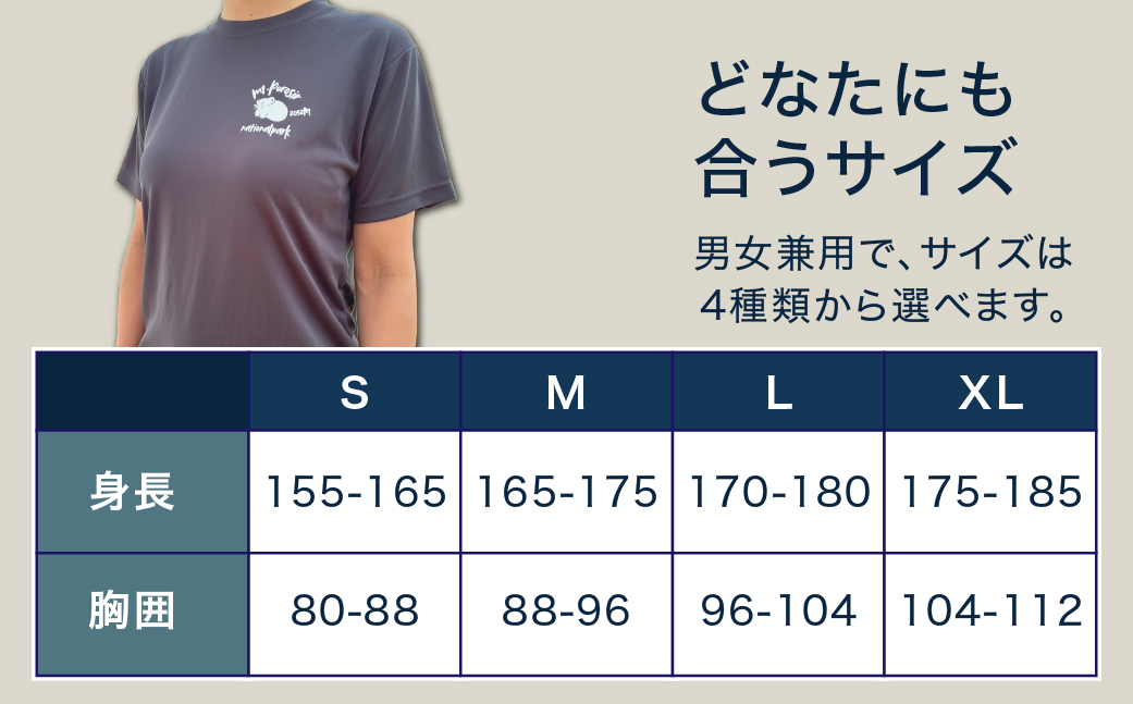 【日本百名山】【2026年限定】幌尻岳記念山詩Tシャツ（グレー XLサイズ） BRTJ043