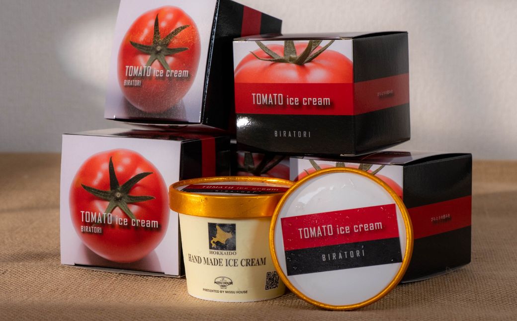 【ニシパの恋人使用】びらとりトマトアイス120ml 6個セット BRTP001