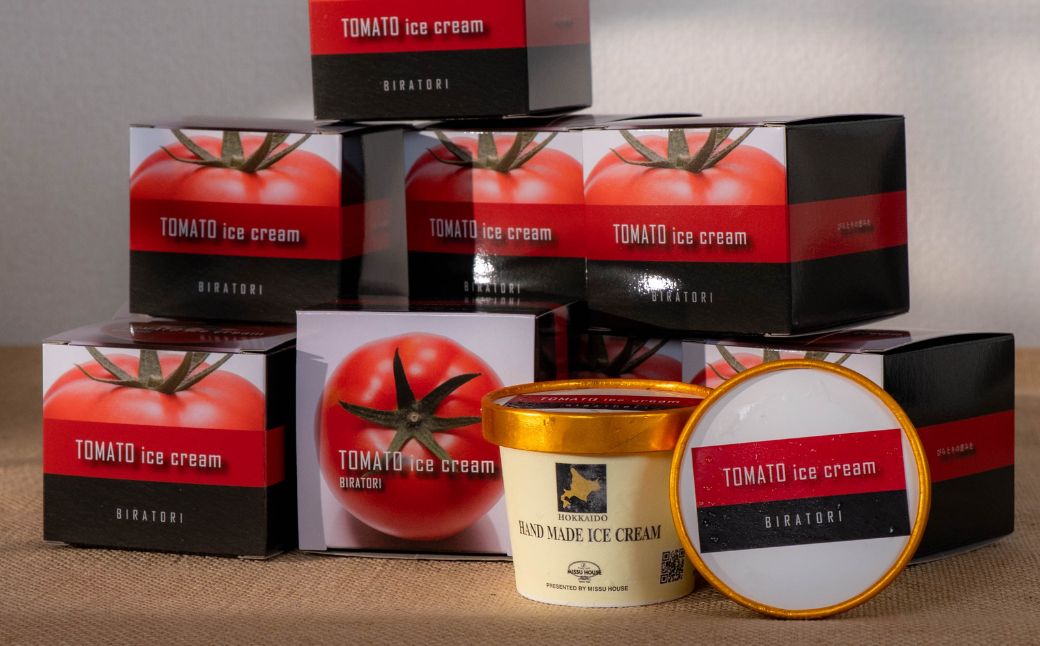 【ニシパの恋人使用】びらとりトマトアイス120ml 10個セット BRTP002