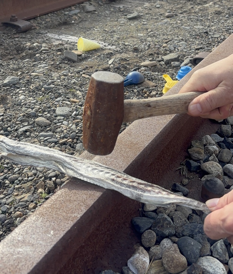 北海道浦河町産 干し棒だら(トンカチ珍味)4～5本入×3P[06-1592]