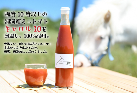 無添加・無塩 完熟ミニトマト100%ジュース(720mlx2本)[24-812]