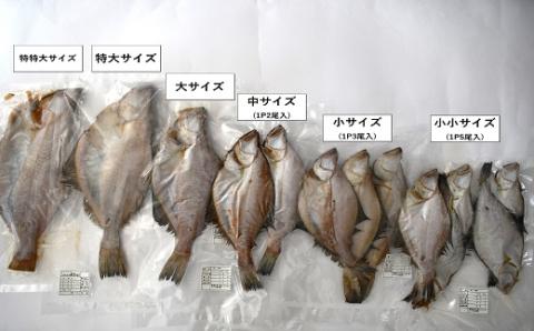 漁協の地魚一夜干し 宗八カレイ 中サイズ(6尾入)[02-865]