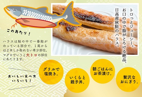 秋鮭ハラス切身(計1kg)[15-1259]