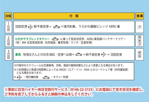 【ANA限定】馬・馬・馬尽くしの2泊3日『うま旅』ツアー(航空券付)[41-1319]