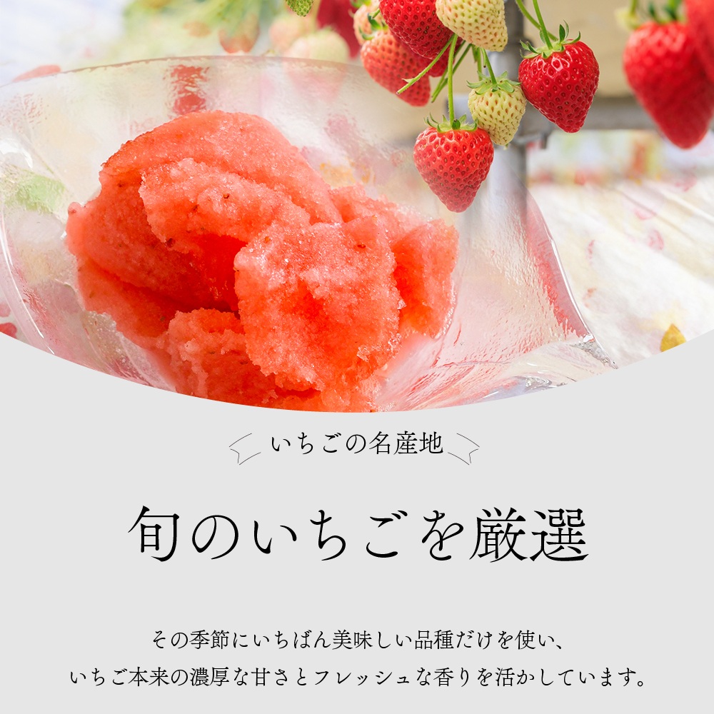 【母の日対応】レストラン綺羅々亭特製「いちごのシャーベット」6個セット[59-1584]