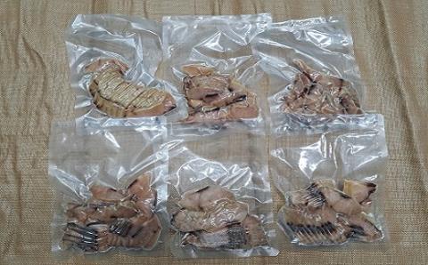 北海道日高産 スモークブリ切り落とし(150g×6P)[25-1288]