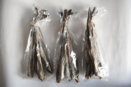 北海道浦河町産 干し棒だら(トンカチ珍味)4～5本入×3P[06-1592]