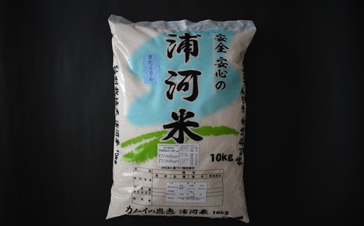 浦河の特別栽培米「きたくりん」精米(10kg×1袋)定期便(全3回)[37-1425]