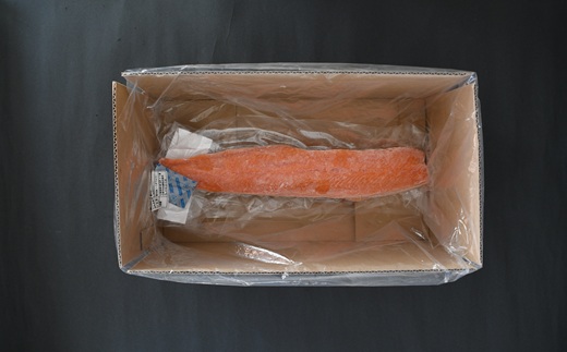 北海道浦河町産『トラウトサーモン』の刺身(背身)約350g×1P[02-1512]