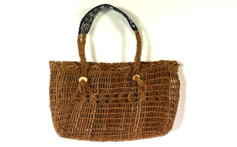 アイヌ伝統工芸士が作る「手さげバッグ」[44-1235]