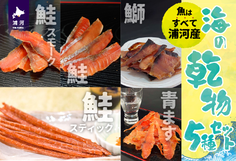 北海道日高産 海鮮乾物5種セット[25-1298]