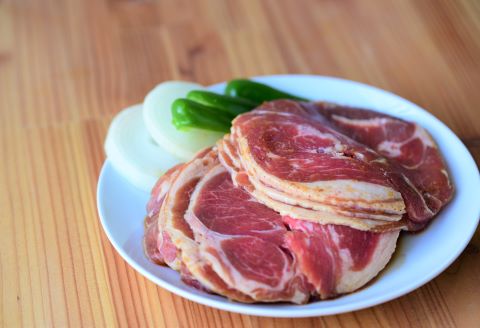 かじたの特製 味付けラムジンギスカン(420g×3P)[11-815]