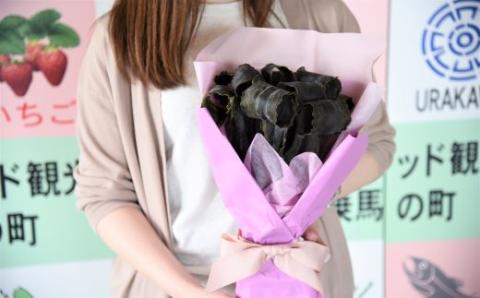 昆布の花束 浦河喜コンブーケ(ミニ)50cmx10本[23-555]