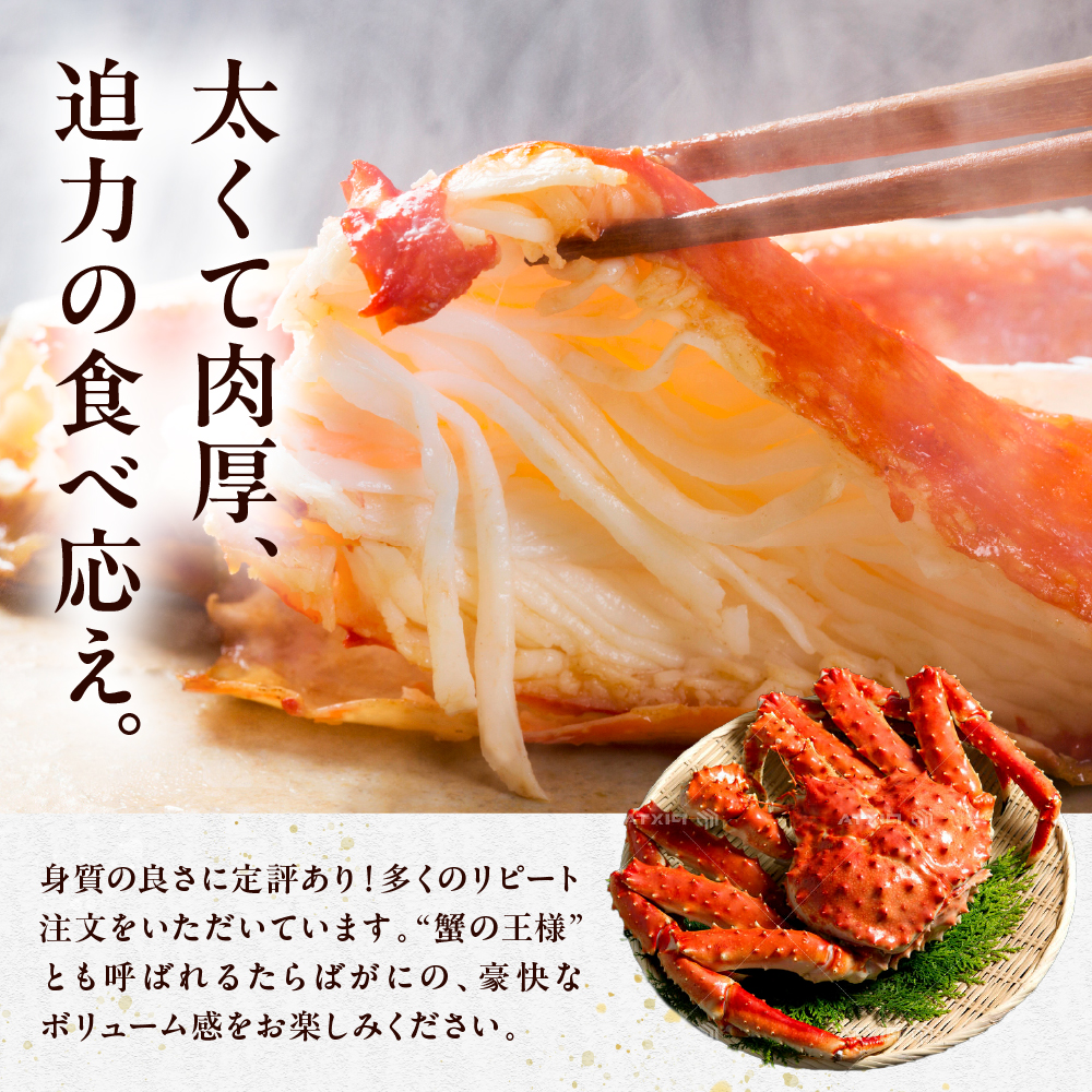 たらばがに（脚肉）1肩 約800g【er001-046】