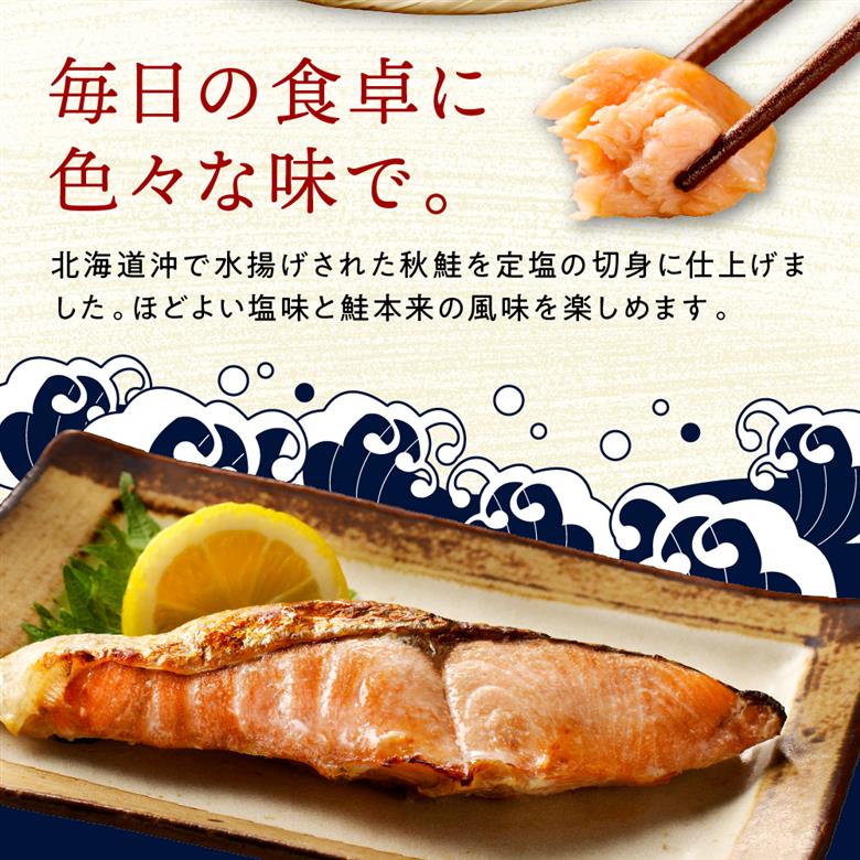 【2025年10月以降発送】えりも【マルデン特製】北海道産定塩鮭切身15切【er002-028-a】
