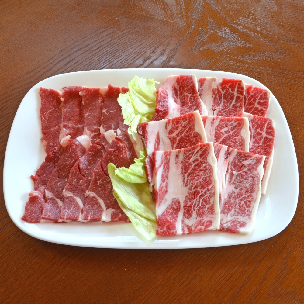 【えりも短角牛】焼肉上カルビセット【er007-014】