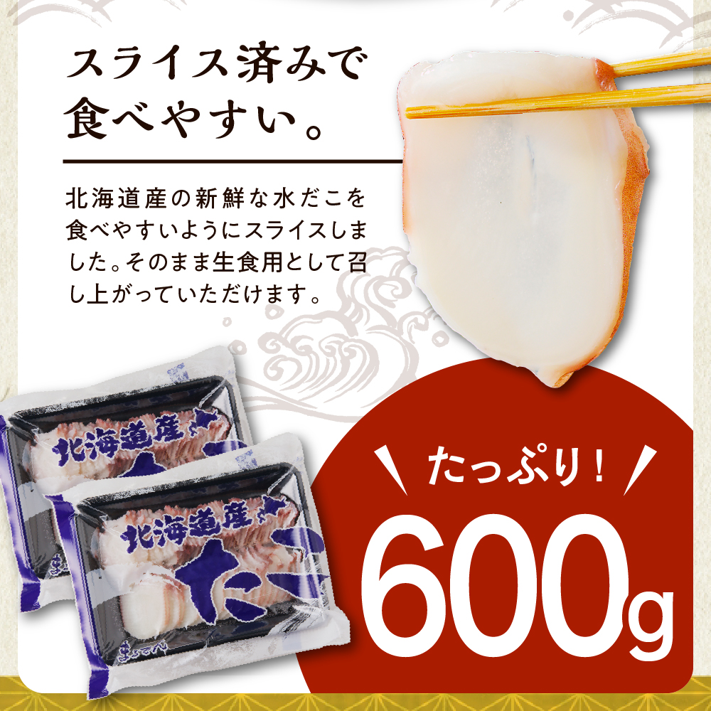 【2025年11月以降発送】えりも【マルデン特製】北海道産お造りたこスライス300g×2p【er002-027-a】