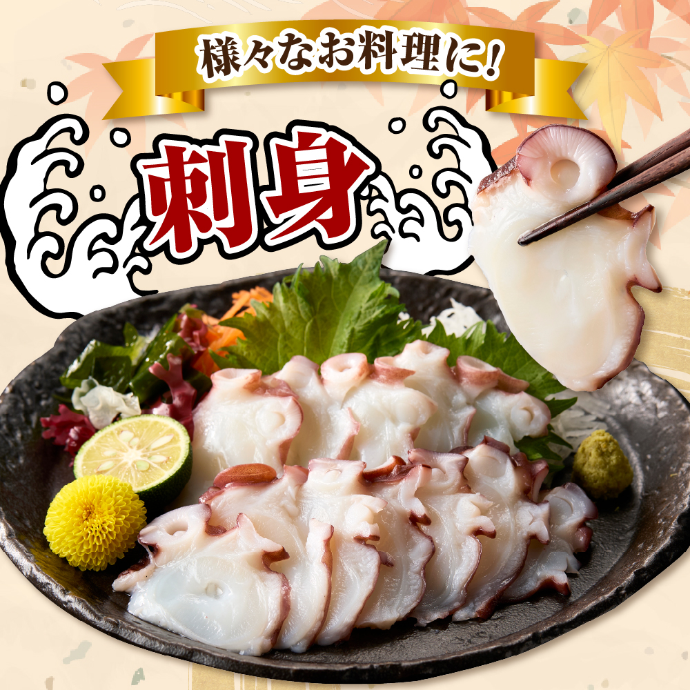 えりも【マルデン特製】北海道産お刺身用たこ足1kg【er002-082-a】