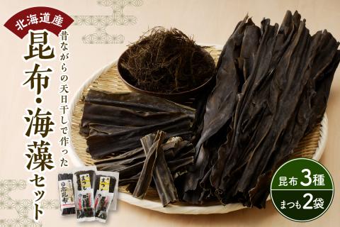 北海道産 昆布・海藻セット【er004-001】