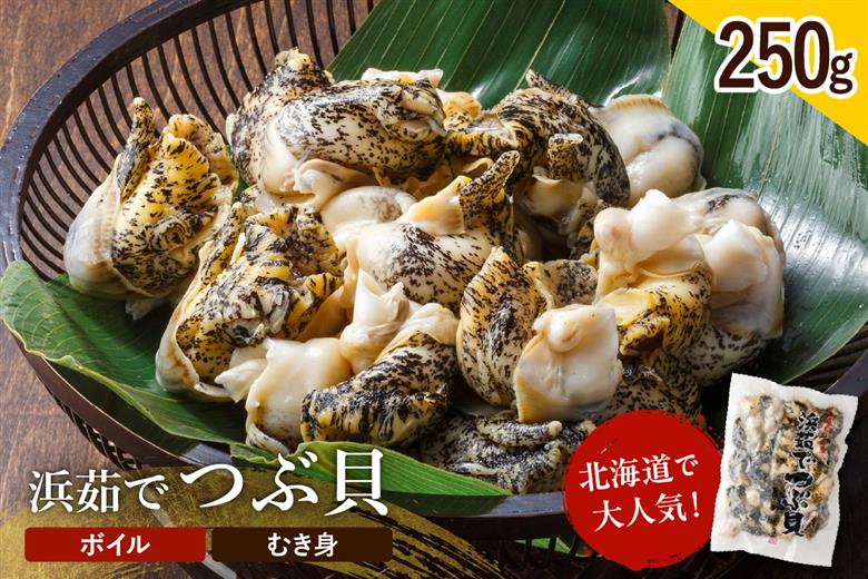 浜茹でつぶ貝 250g【er001-116】