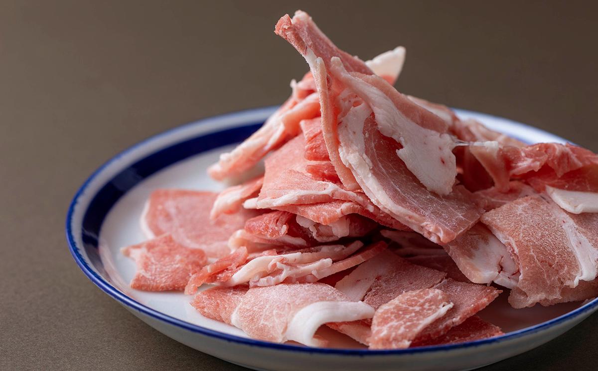 北海道産 健酵豚 小間切れ ＆ ひき肉 計 2.4kg (各400g×3パック