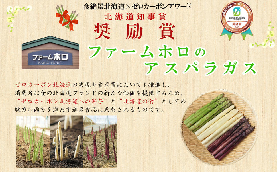 ＜8月15日までの受付＞ 北海道産 夏採り グリーン アスパラ