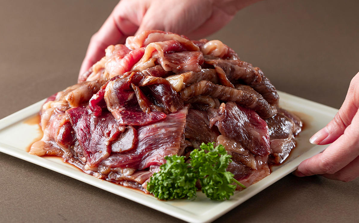 北海道産 黒毛和牛 みついし牛 味付け焼肉 計 1kg (各250g タ