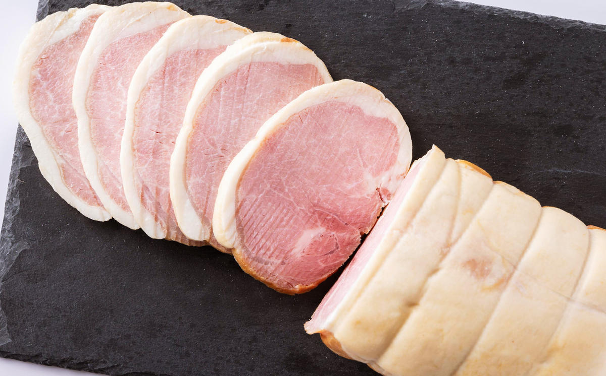 北海道産 ひだか ホエー豚 幸王 特製布巻 プレミアム ロー