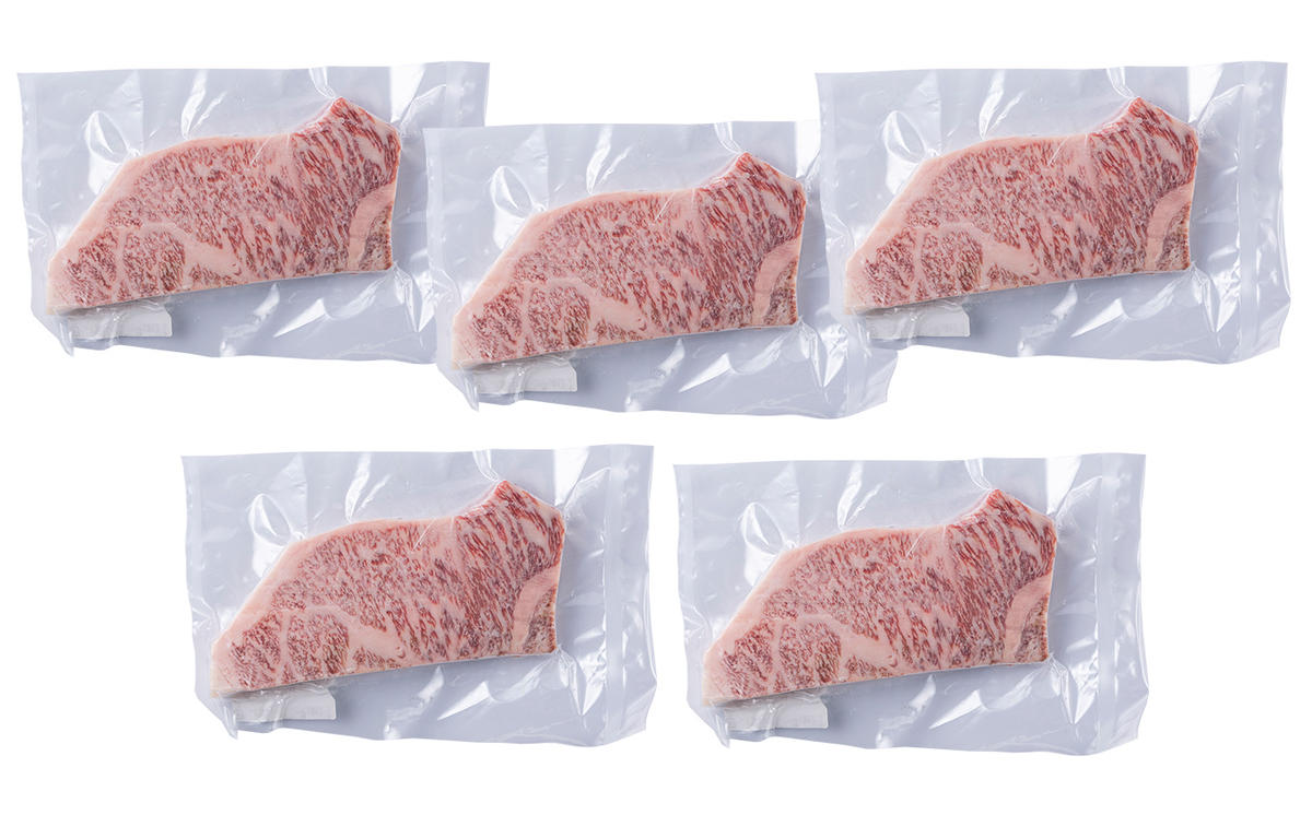 北海道産 黒毛和牛 こぶ黒 A5 サーロインステーキ 計 1kg (200g