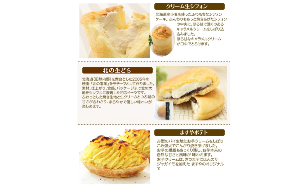 北海道・新ひだか町からスイーツお届け（全6回）頒布会　6