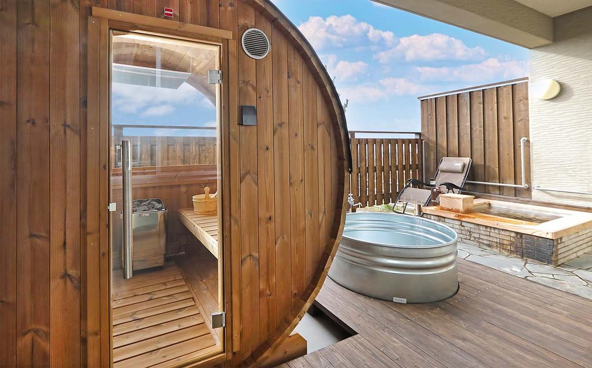 みついし昆布温泉 蔵三 バレルサウナ ＆ 露天風呂 付 特別