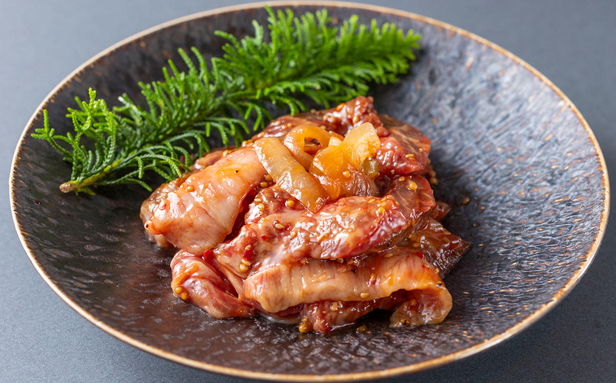 北海道産 黒毛和牛 こぶ黒 A5 味付けカルビ 計 600g (300g×2パ