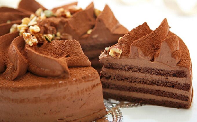 口どけなめらか生チョコケーキ 『フラワーショコラ』　 北