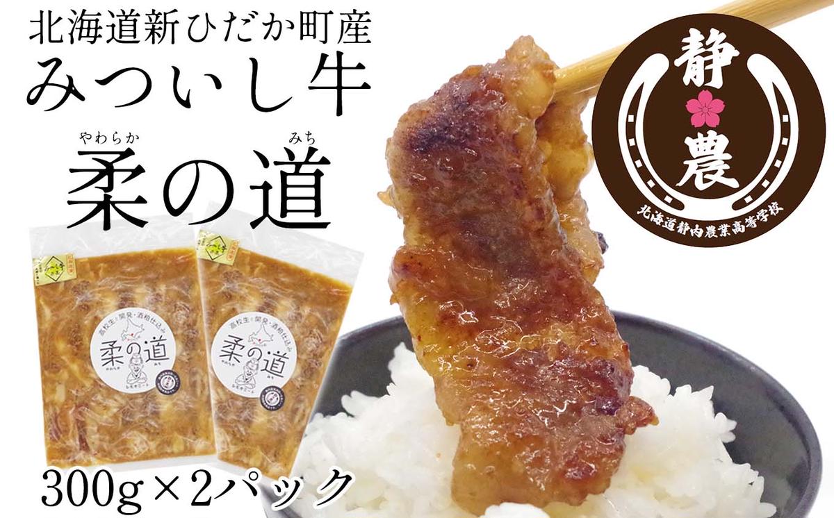 北海道産 黒毛和牛 みついし牛 柔の道 300g × 2パック 牛肉 