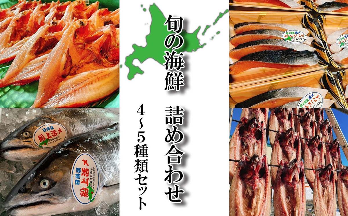 北海道産 旬の魚介 4～5種 お楽しみ詰め合わせ セット