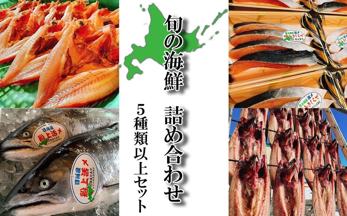 北海道産 旬の魚介 5種以上 豪華 お楽しみ詰め合わせ セッ