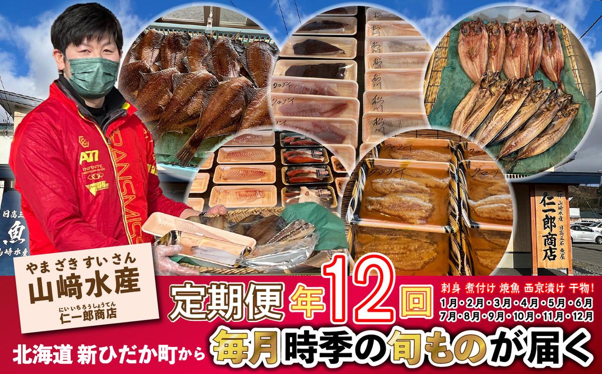 ＜定期便12回＞北海道産 旬の魚介 4～5種 お楽しみ定期便